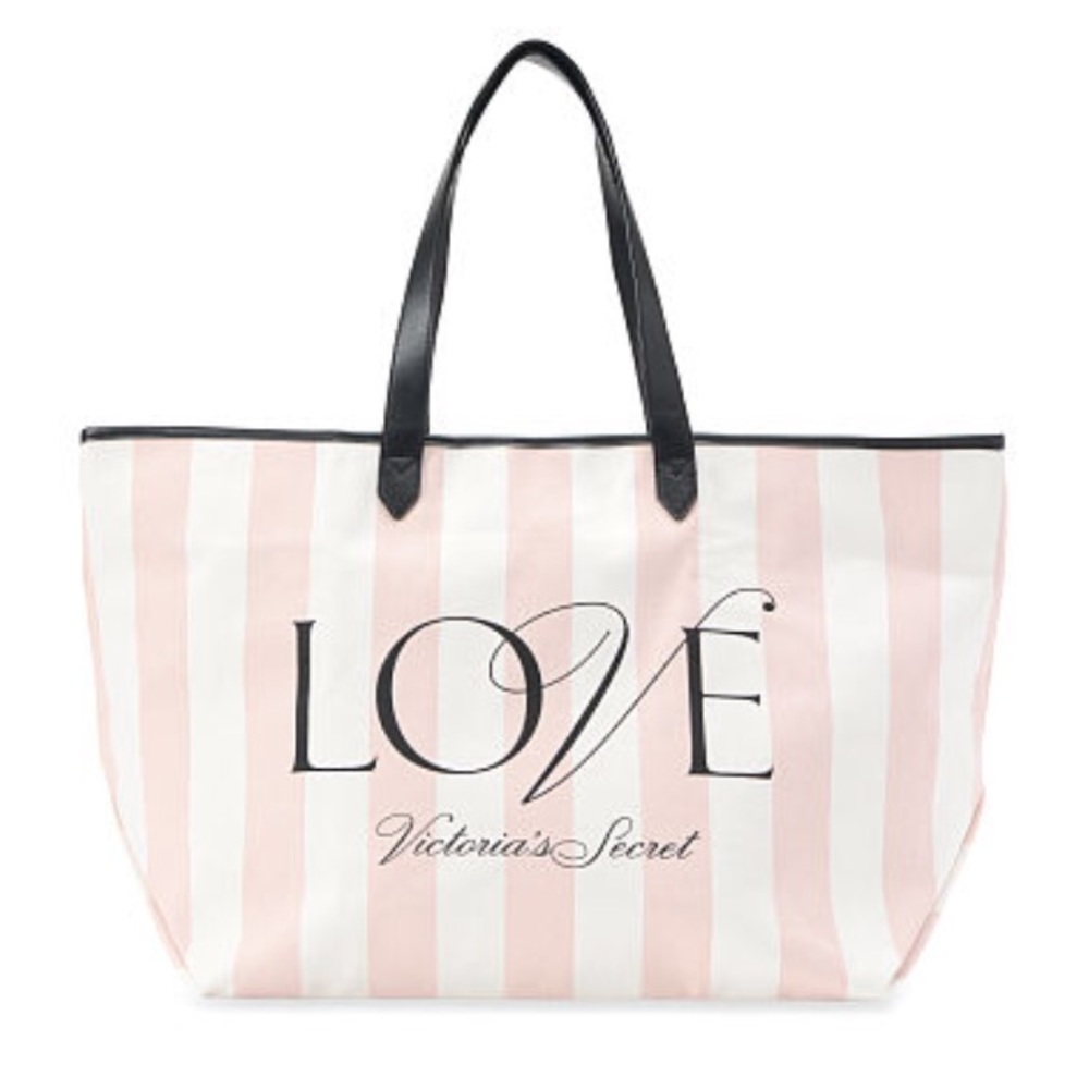 Victoria’s Secret Love Stripe Tote Bag